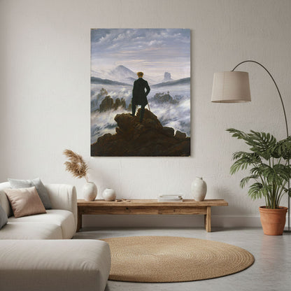 Man Overlooking the Sea of Fog - Caspar David Friedrich (1818)